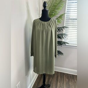 H&M | Dresses | Hm Green Draped Bodycon Dress Xs | Poshmark